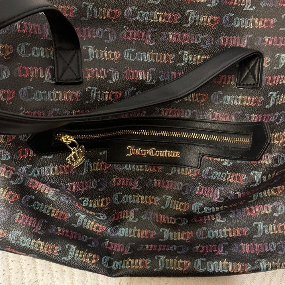NWT Juicy Couture Weekender Overnight Bag Black